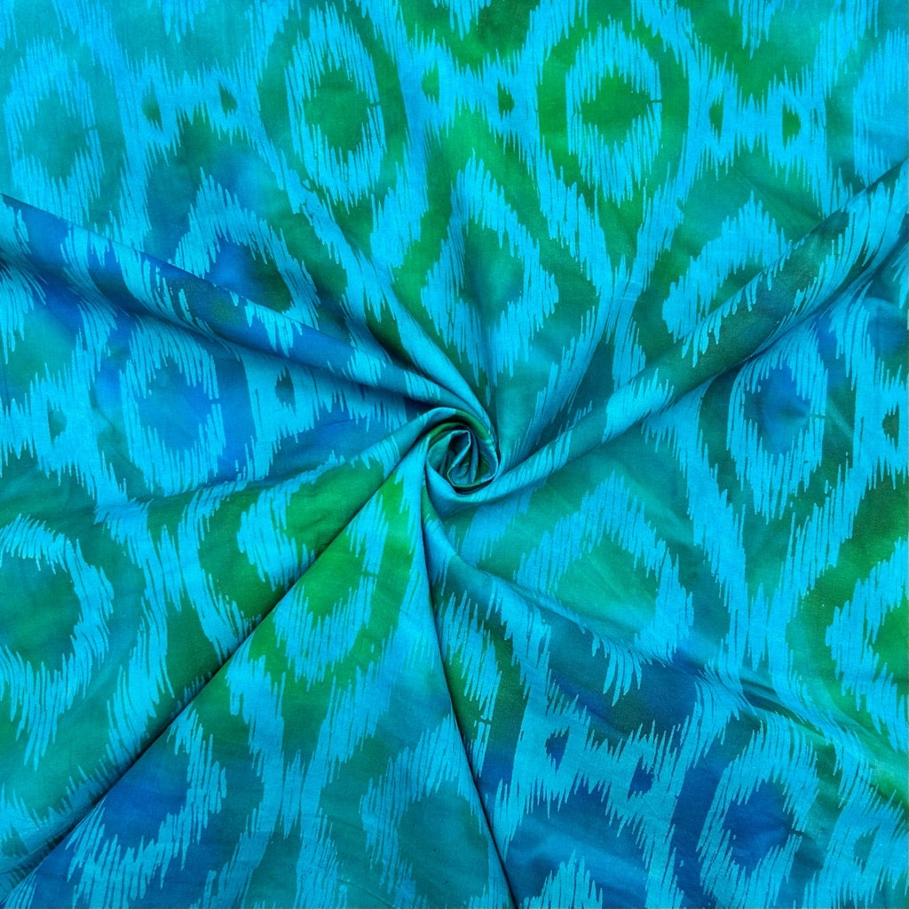 Diamond Tiles Cotton Batik Fabric