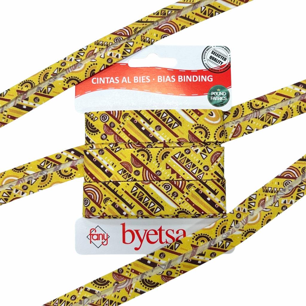 Ethnic Prints Cotton Bias Binding Tape - 5 metres