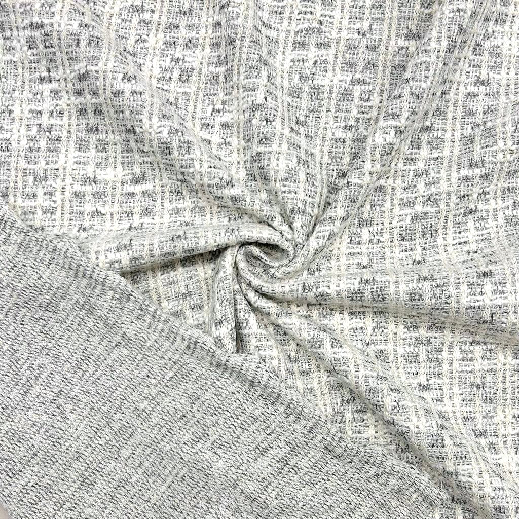 Classic Design Tweed Knit Fabric