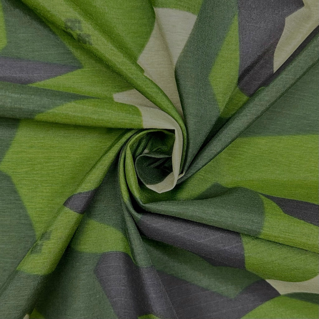 Forest Camouflage Lightweight Polyester Fabric