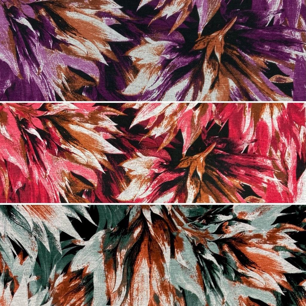 Tropical Blooms Digital Modal-Touch Jersey Fabric