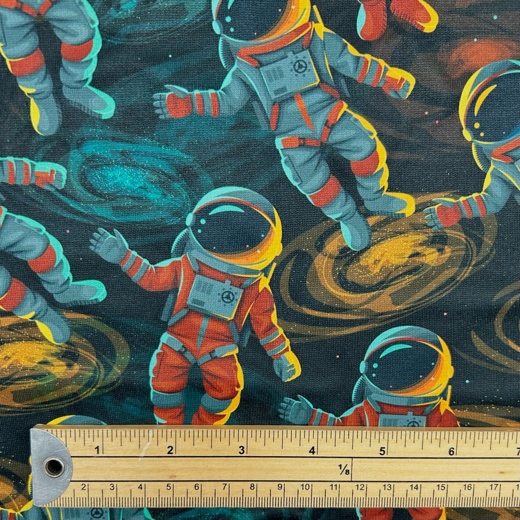 Astronaut Adventures Sweatshirt Fabric