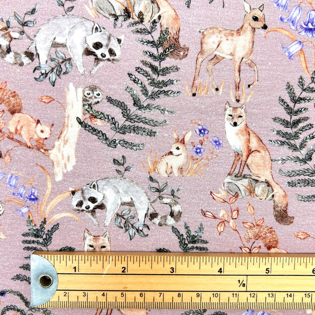 Forest Tales Organic Cotton Jersey Fabric