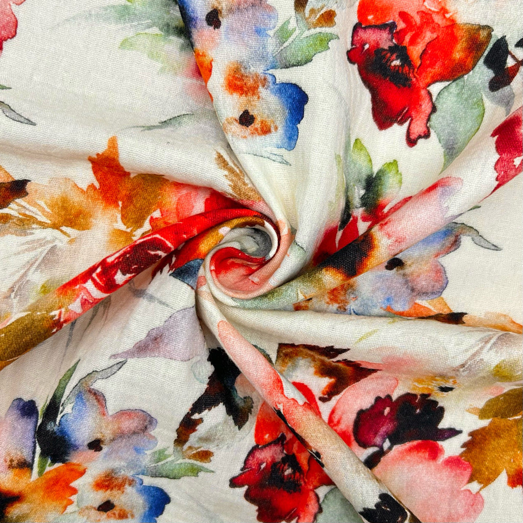Spring Burst Double Gauze Fabric