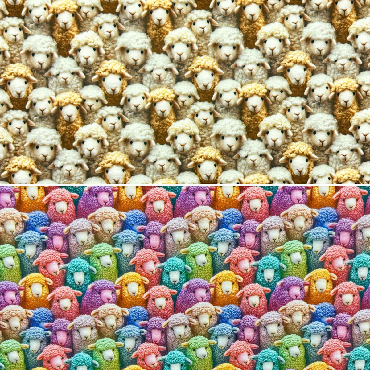 Wooly Bunch Polycotton Fabric