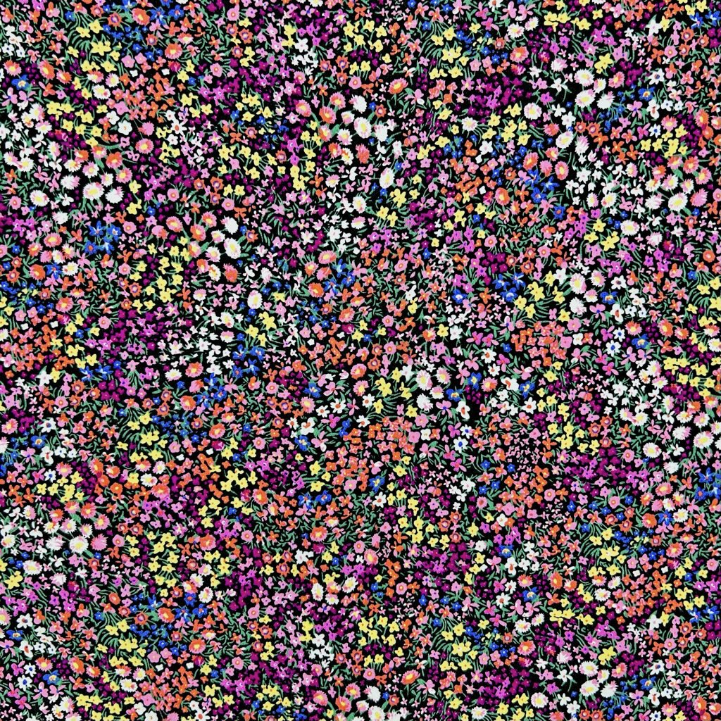Floral Stardust Polyester Fabric