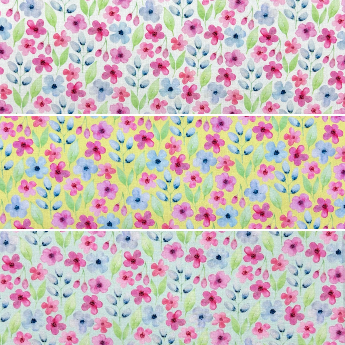 Delicate Garden Polycotton Fabric