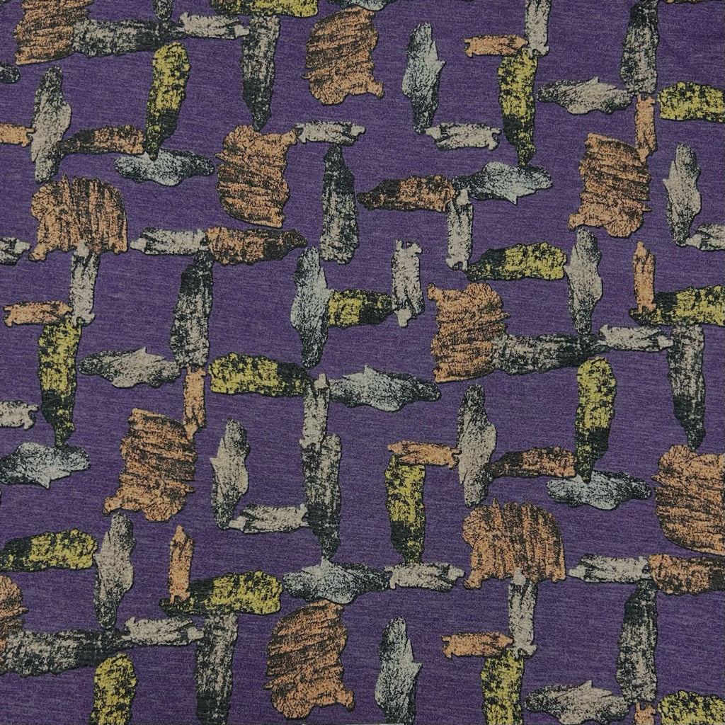 Creative Brush Premium Knit Jersey Fabric
