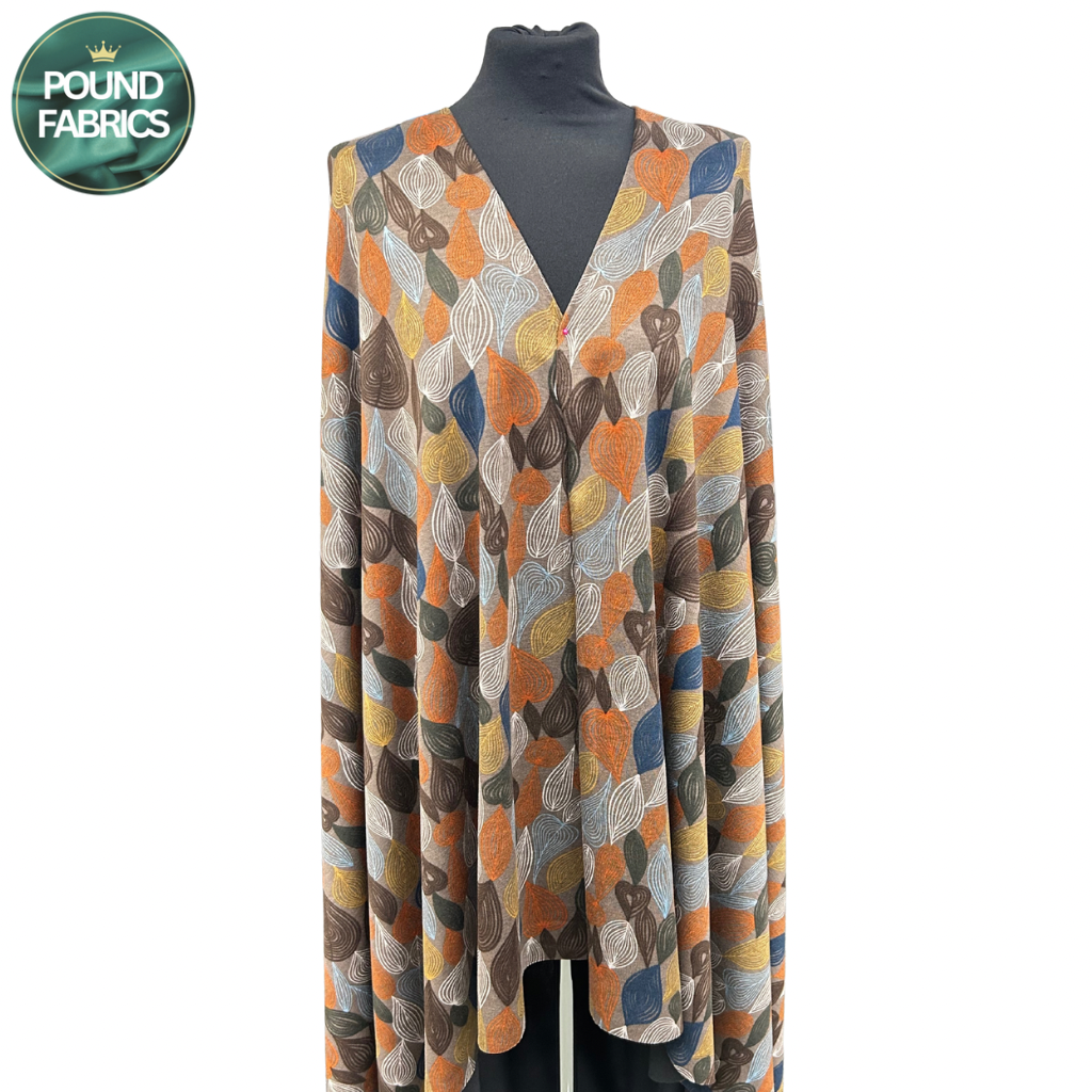 Vivid Vines Digital Modal-Touch Jersey Fabric