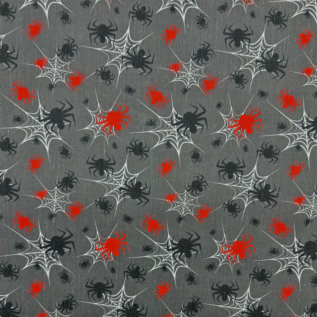 Web of Shadows Polycotton Fabric