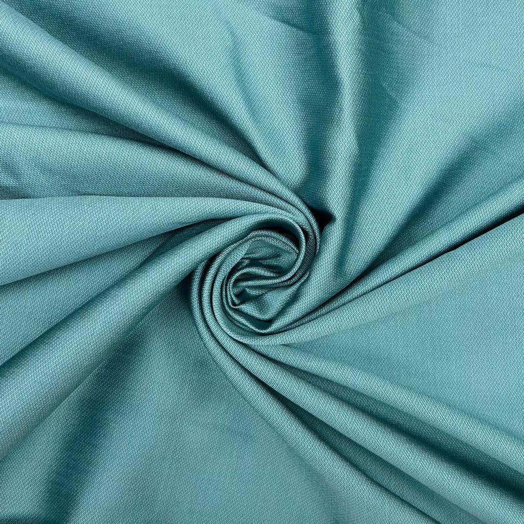 Teal Silk Look Fabric - Pound Fabrics