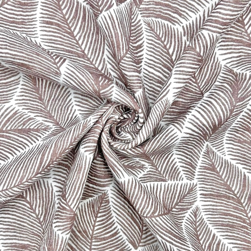 Leafy Charm Double Gauze Fabric