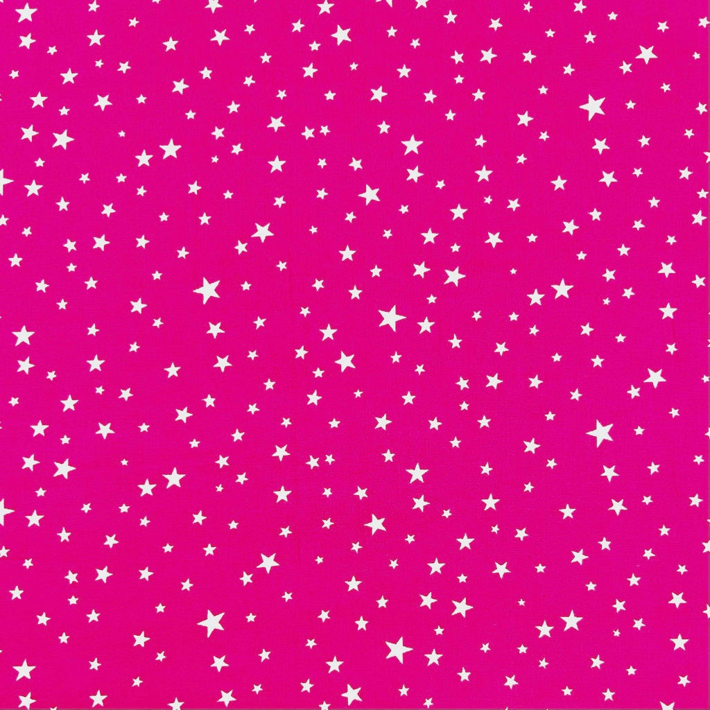 Midnight Stars Cotton Poplin Fabric