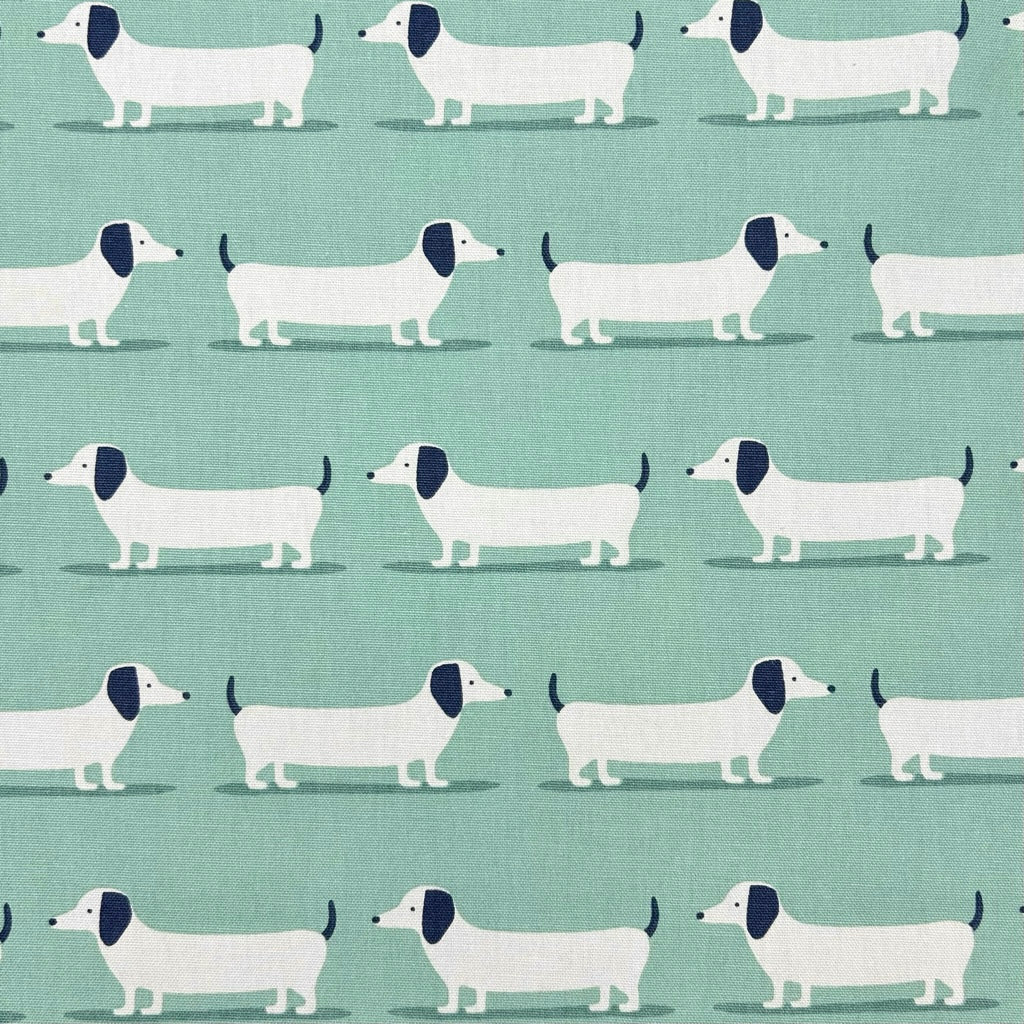 Happy Hounds Cotton Canvas Fabric