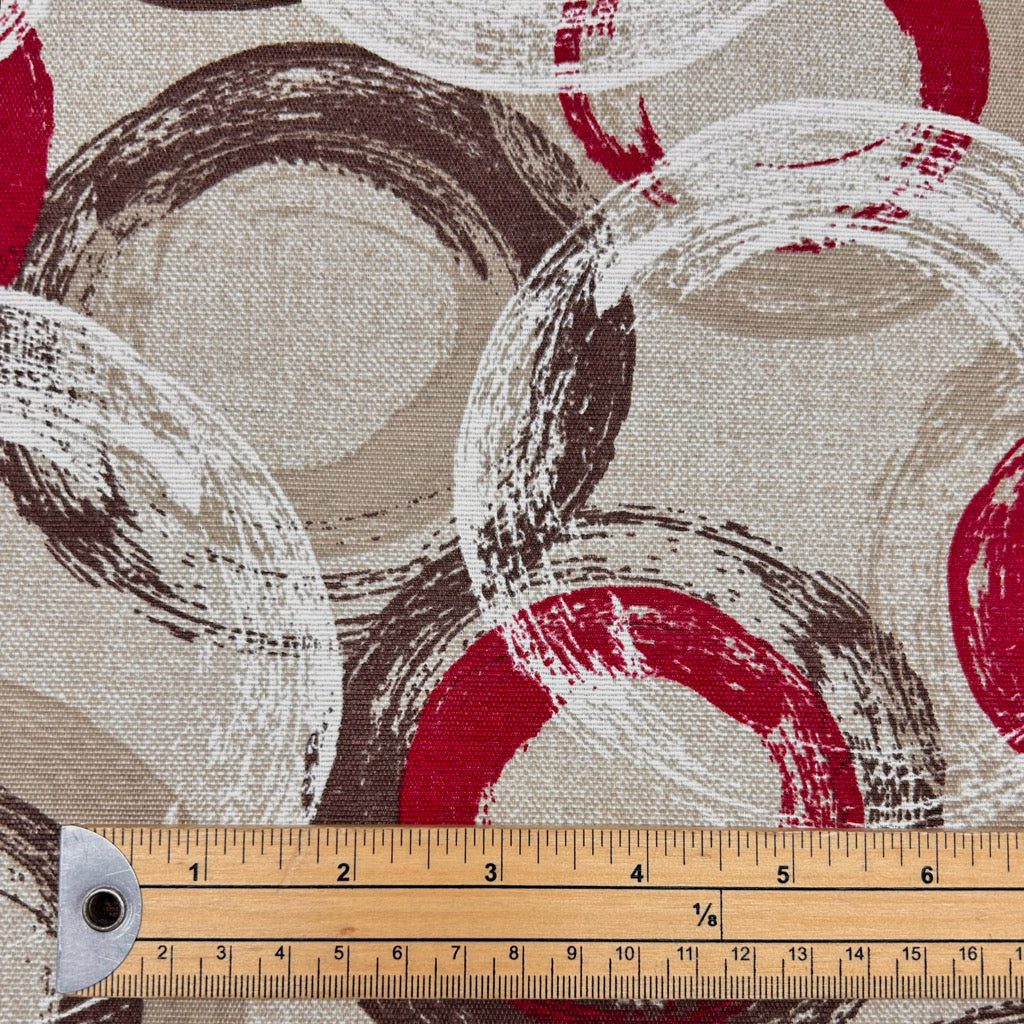 Brushstroke Circles Water Resistant Fabric