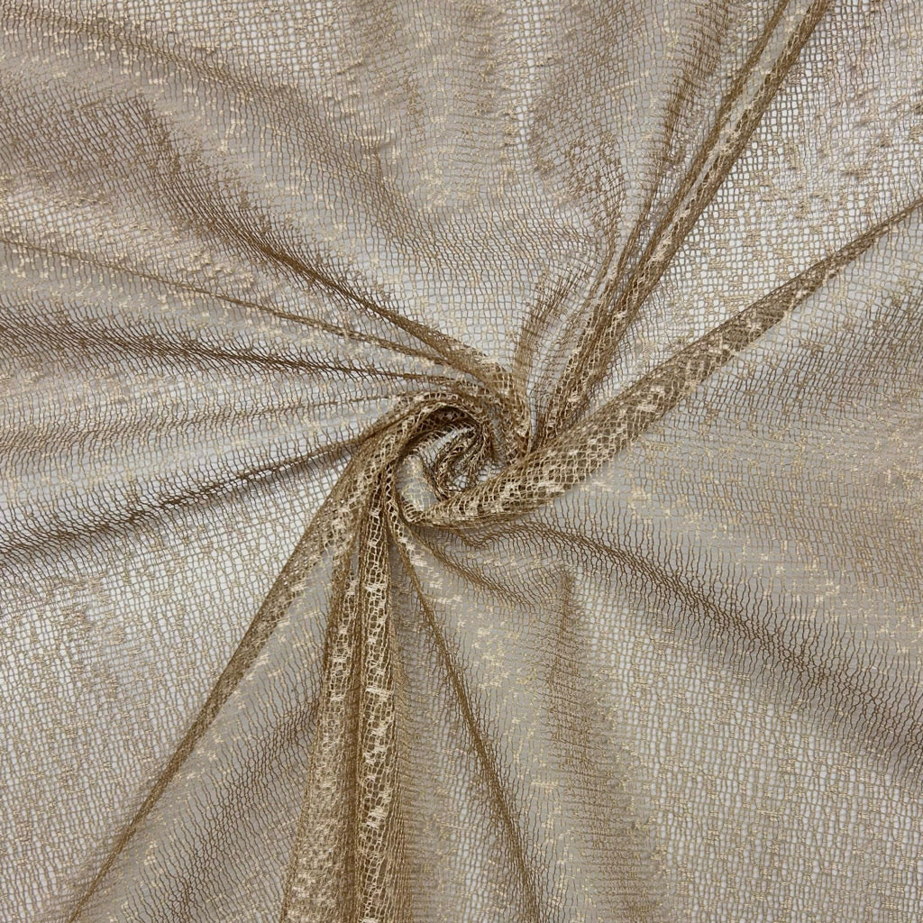 Soft Net Embroidery Curtain Voile Fabric