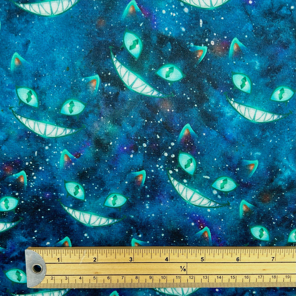Galaxy Cats Sweatshirt Fabric