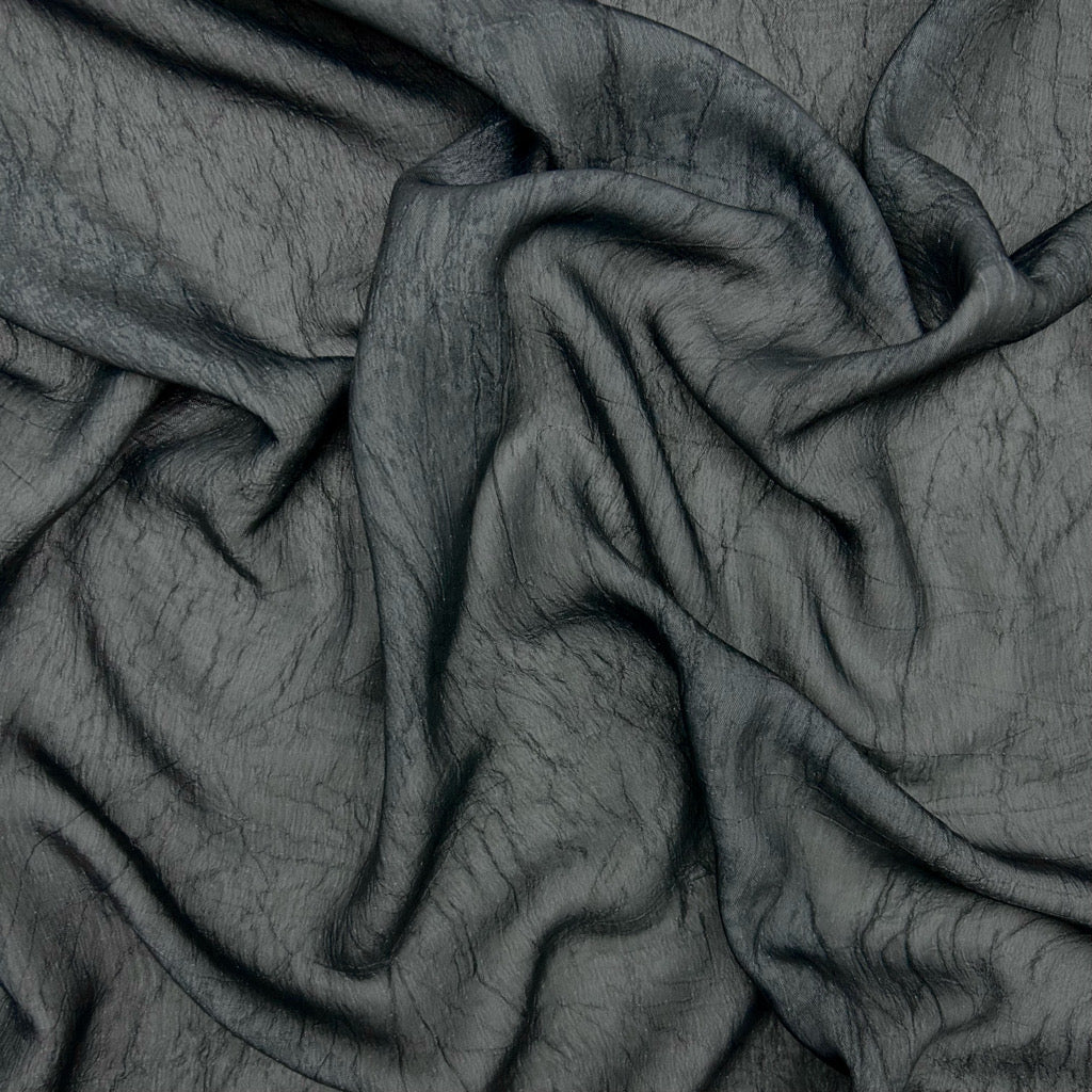 Crinkle Textured Chiffon Fabric