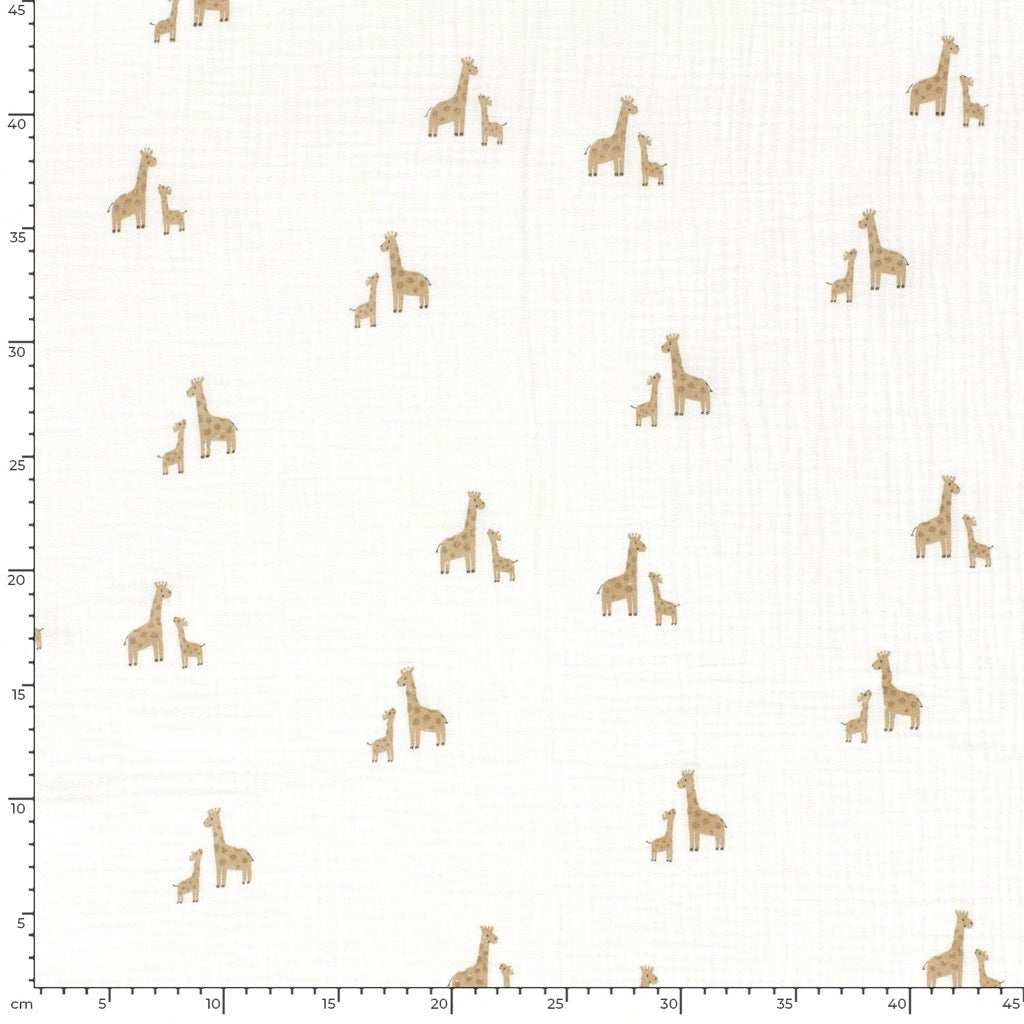 Giraffe Grove Double Gauze Fabric
