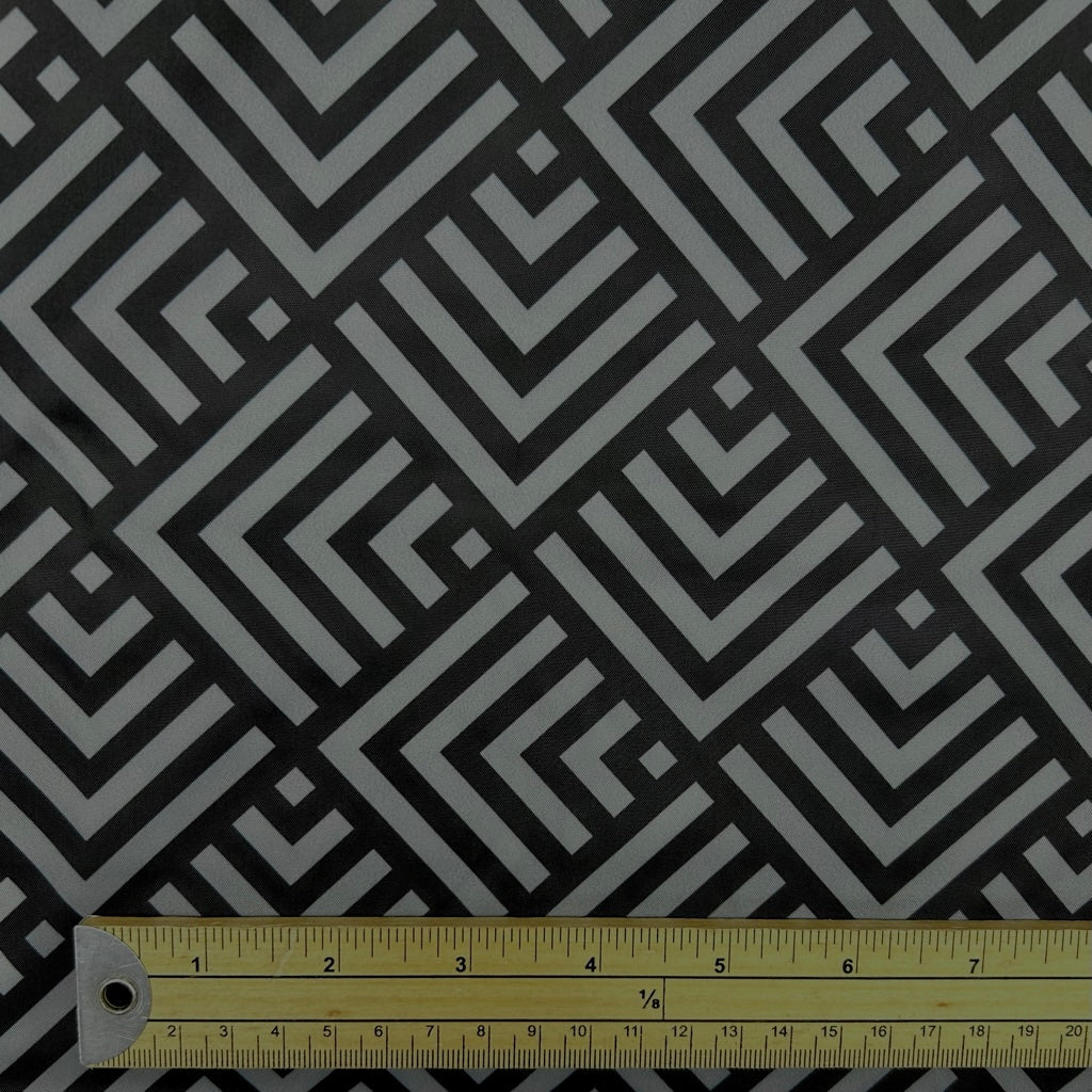 Sharp Lines Water Repellent Poncho Fabric