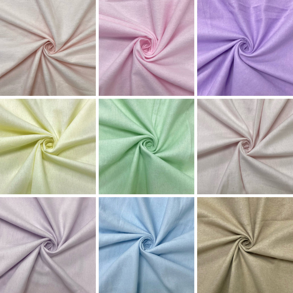 Extra Wide Brushed Cotton Fabric - Full Roll