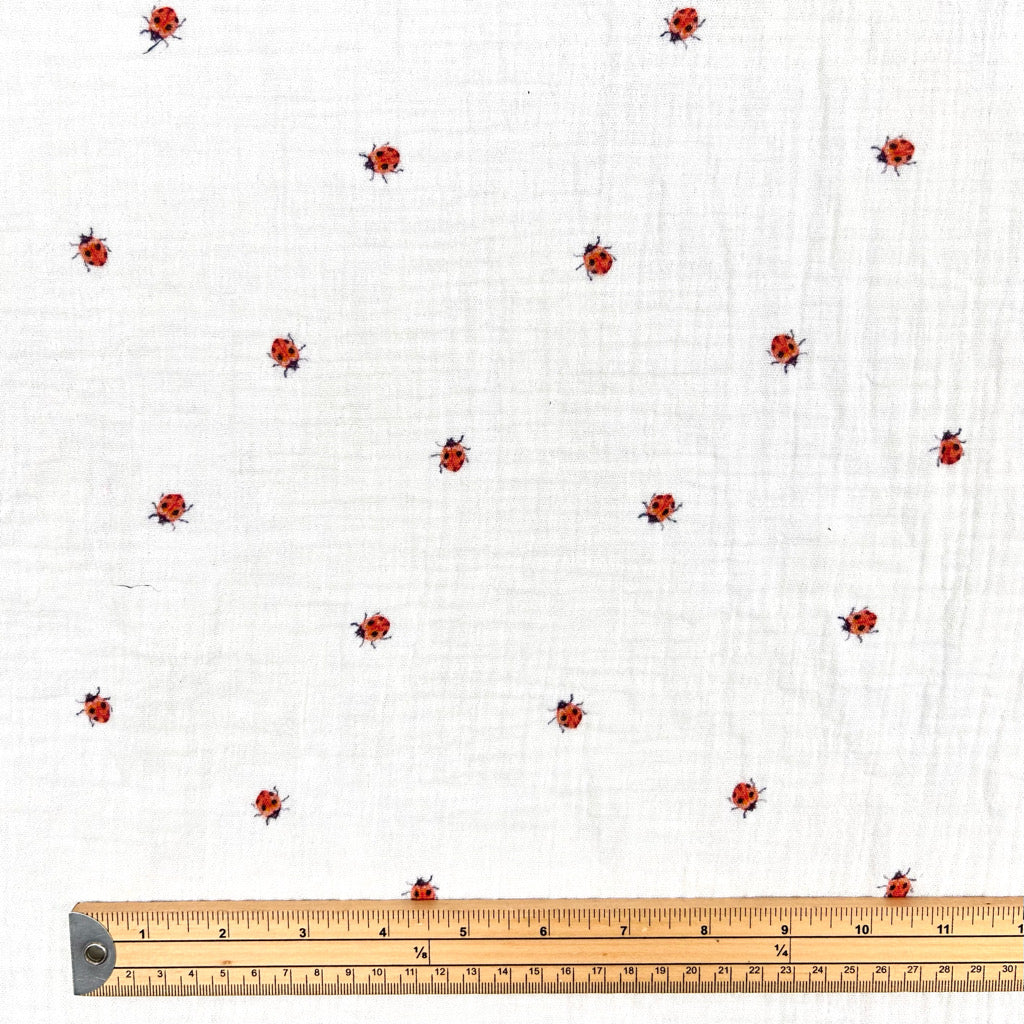 Ladybird Lane Double Gauze Fabric