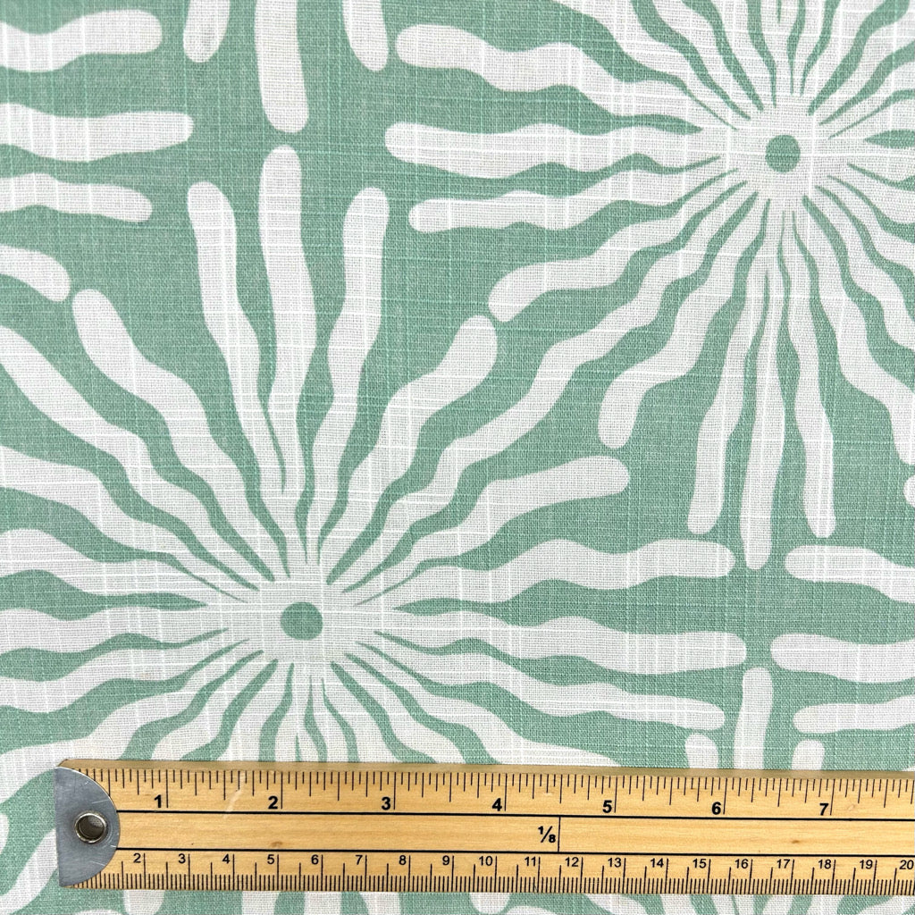 Sun Burst Cotton Viscose Fabric