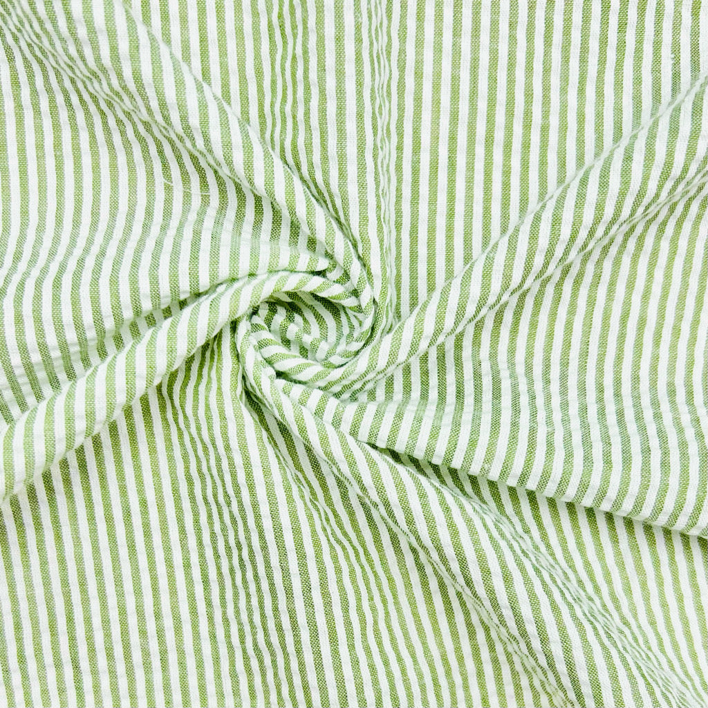 Small Stripes Seersucker Fabric