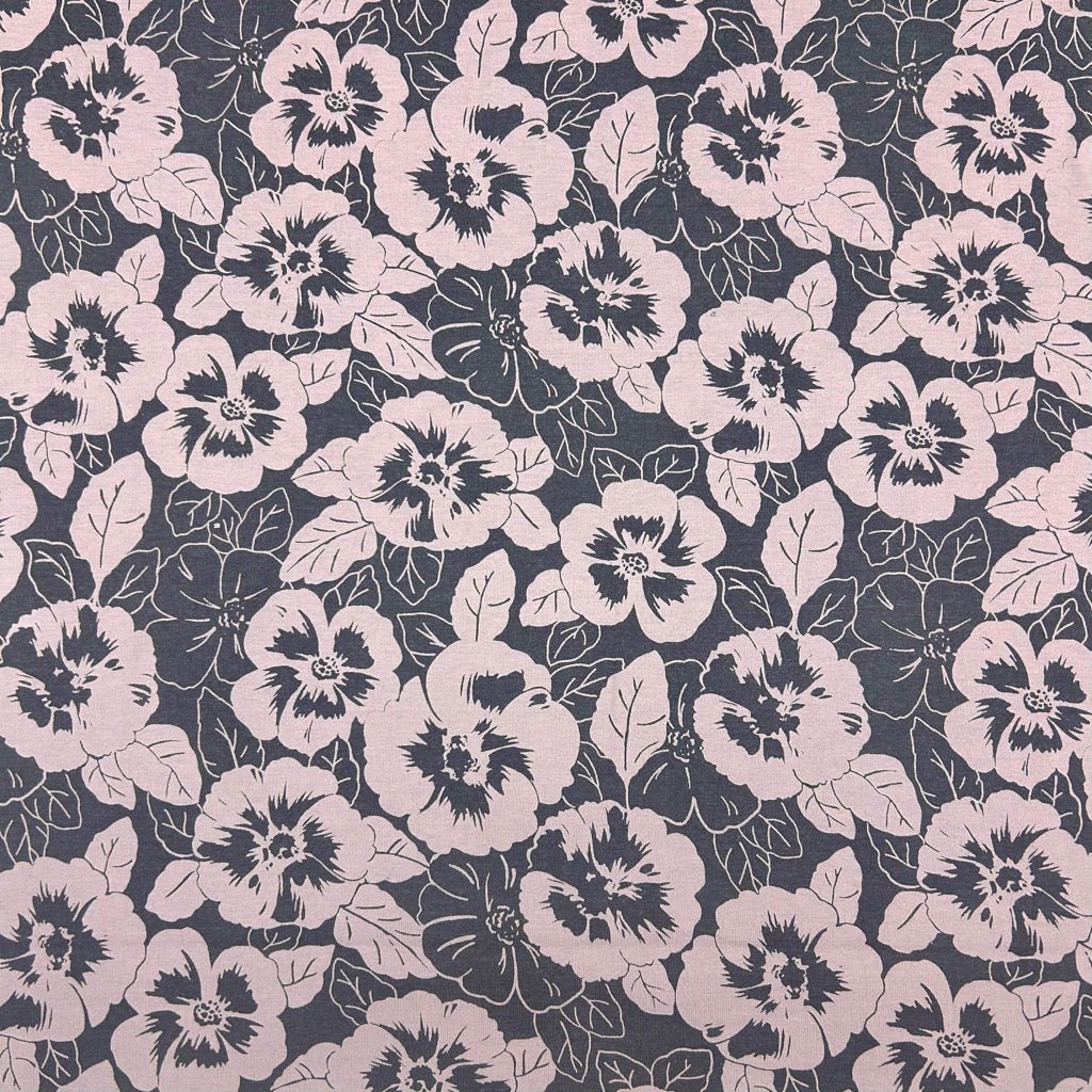 Blooms Cotton Jersey Fabric