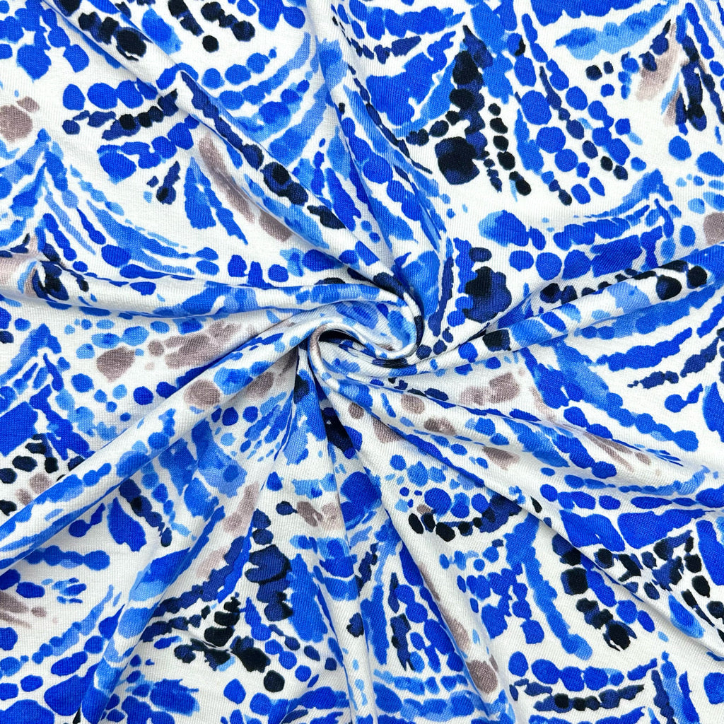Wild Flourish Viscose Jersey Fabric