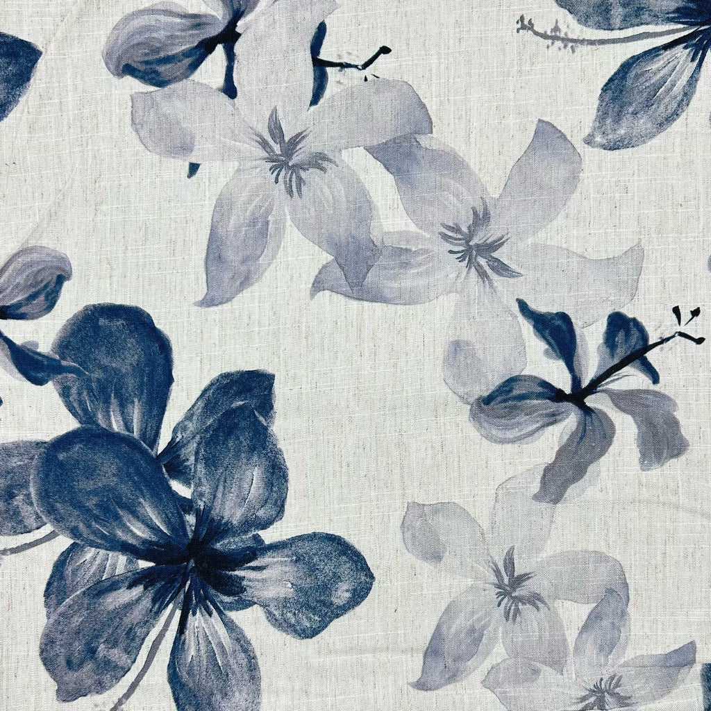 Dusky Garden Linen Viscose Fabric