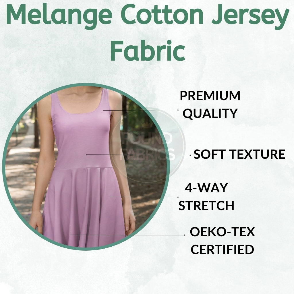 Melange Cotton Jersey Fabric