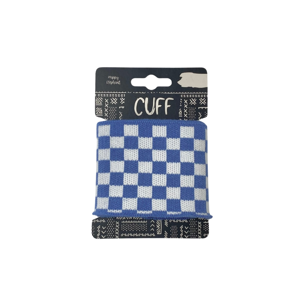 Checkered Ribbed Cuffs
