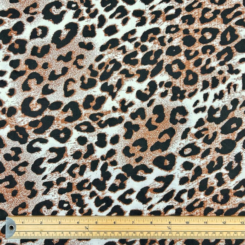 Leopard Print ITY Jersey Fabric - Pound Fabrics