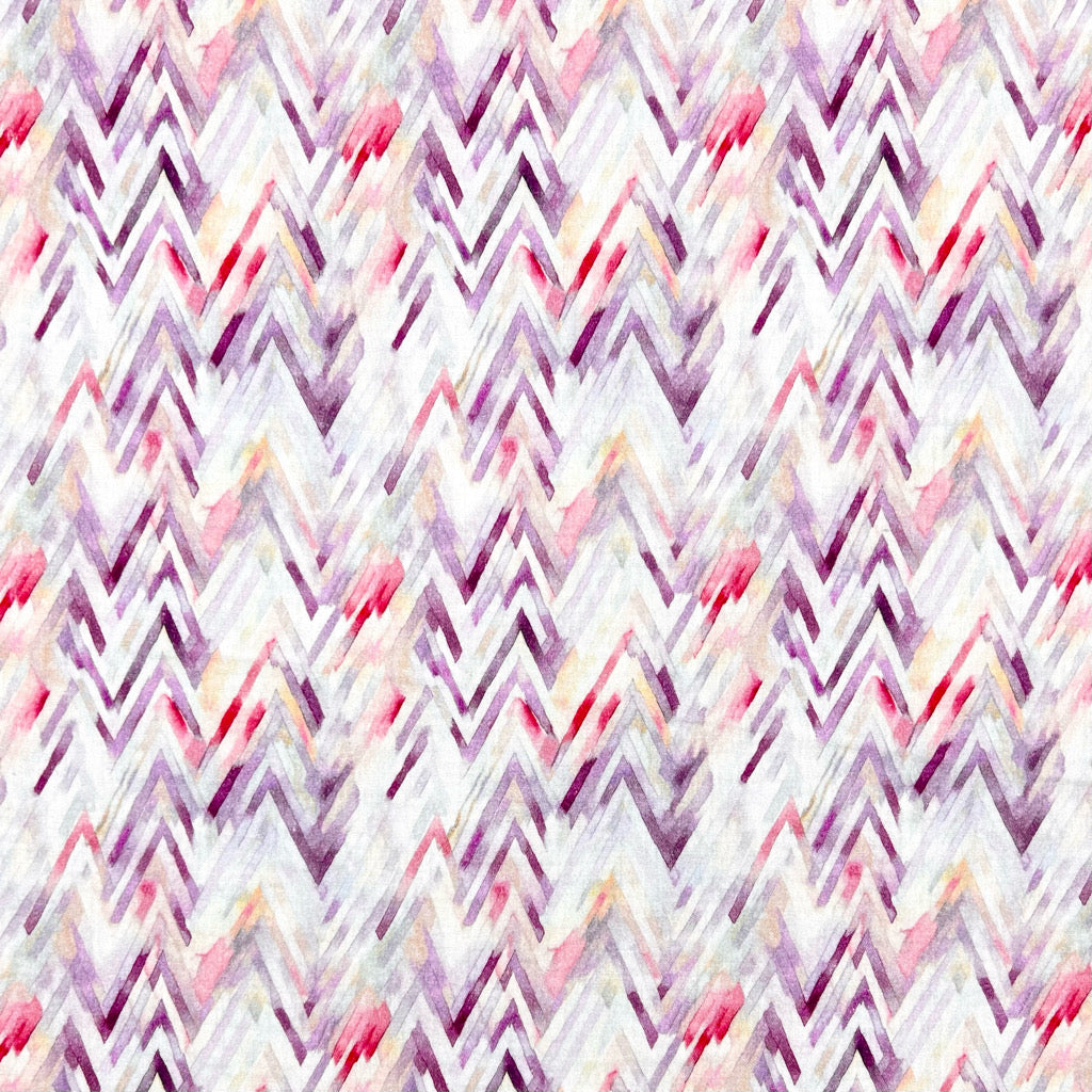 Vibrant Zigzags Double Gauze Fabric