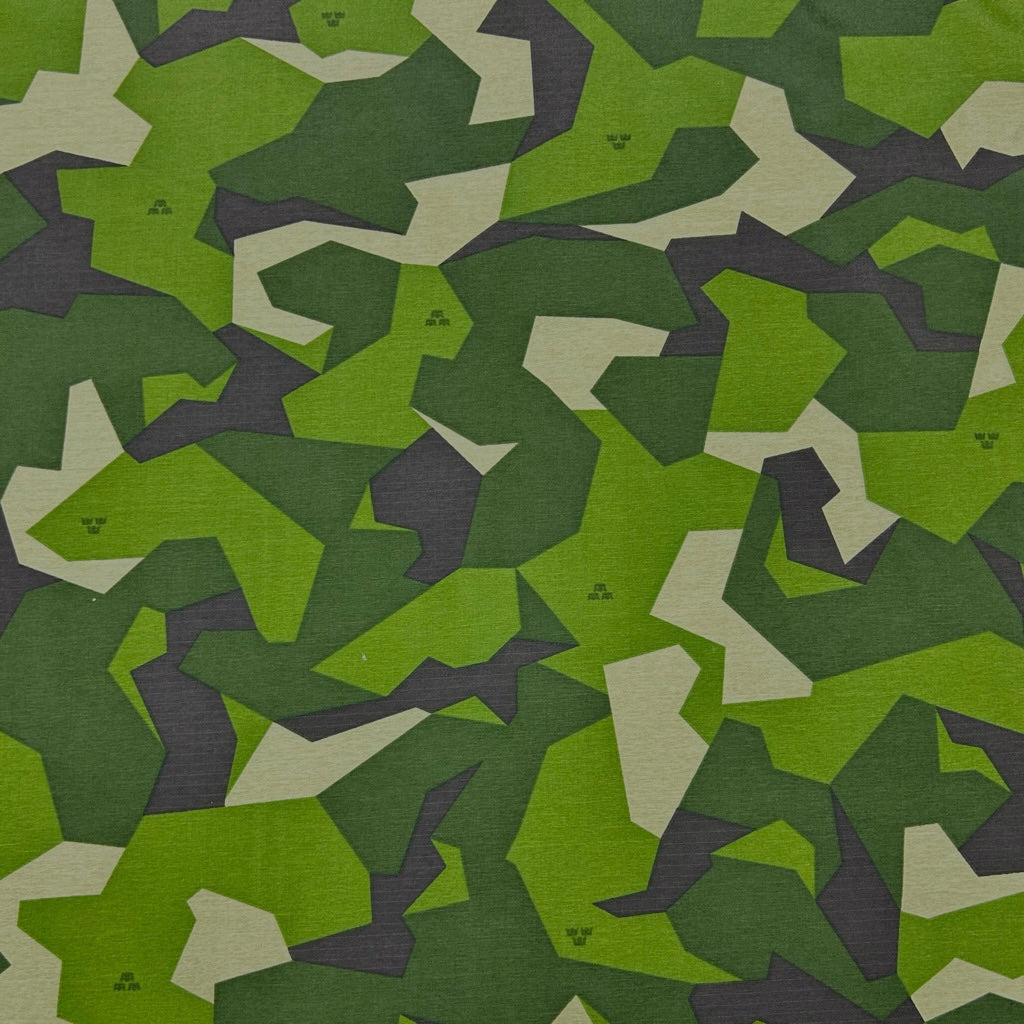 Forest Camouflage Lightweight Polyester Fabric