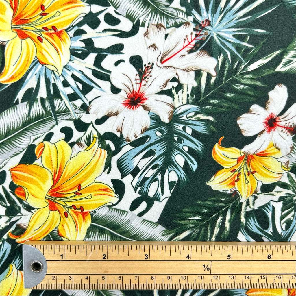 Tropical Escape Chiffon Fabric