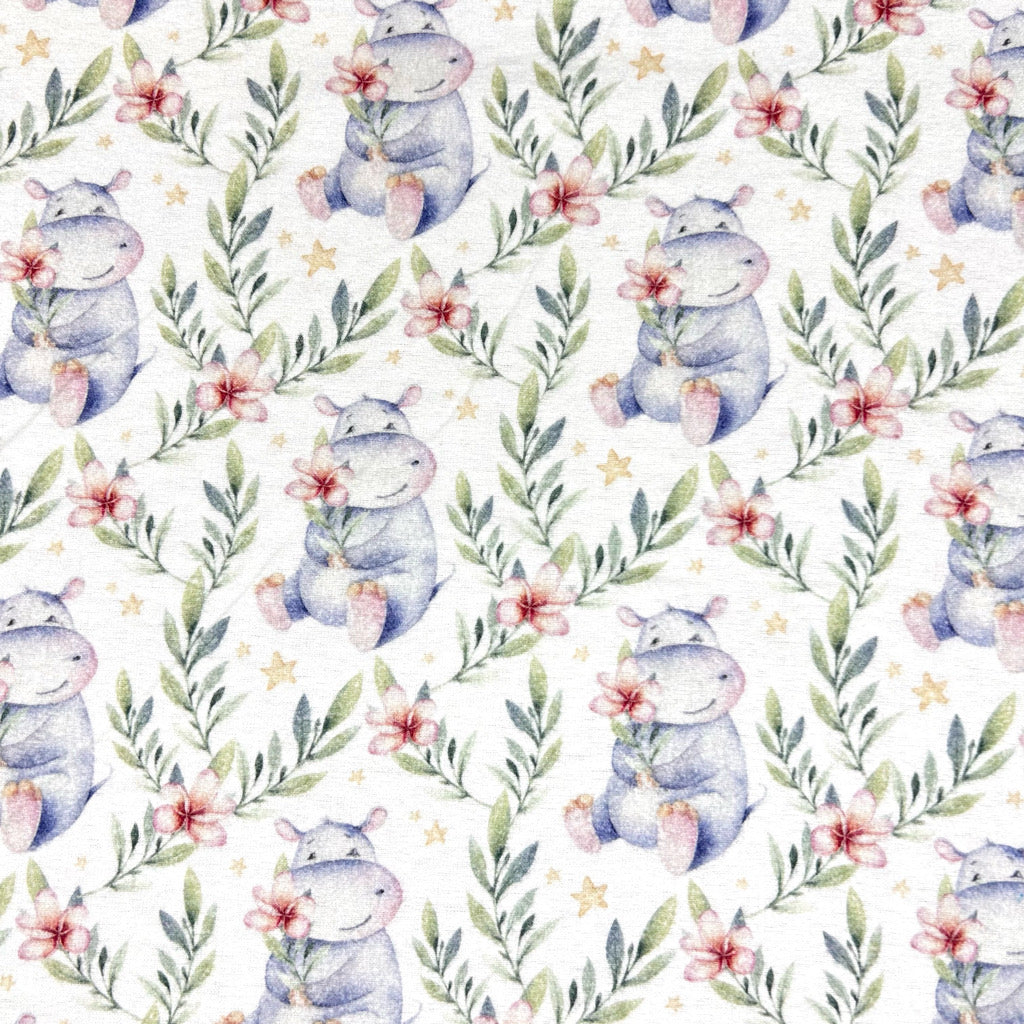 Botanic Babies Brushed Cotton Fabric