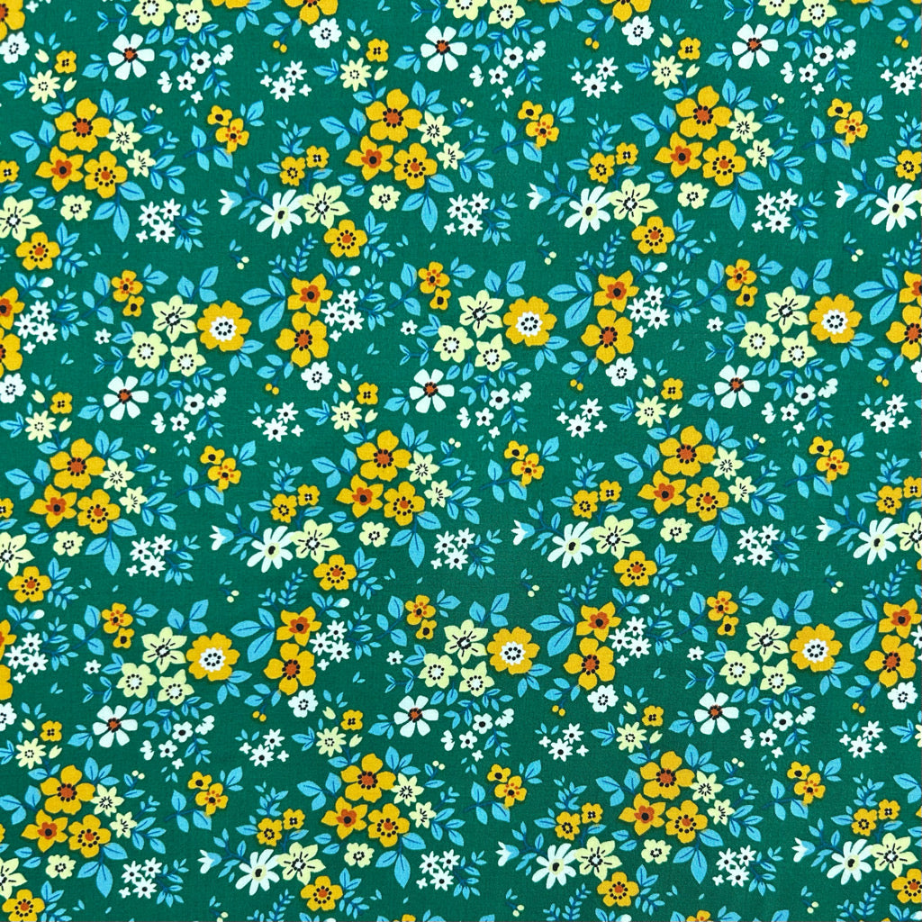 Bloom Buds Viscose Fabric
