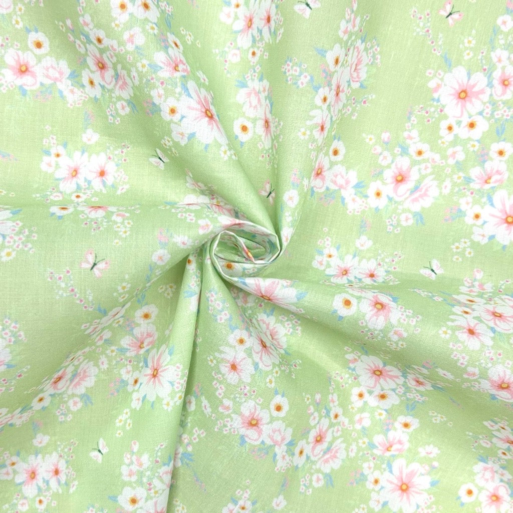 Blossom Meadow Polycotton Fabric