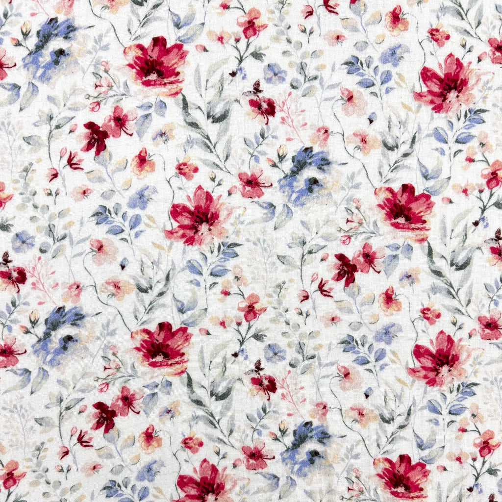 Floral Cloud Double Gauze Fabric