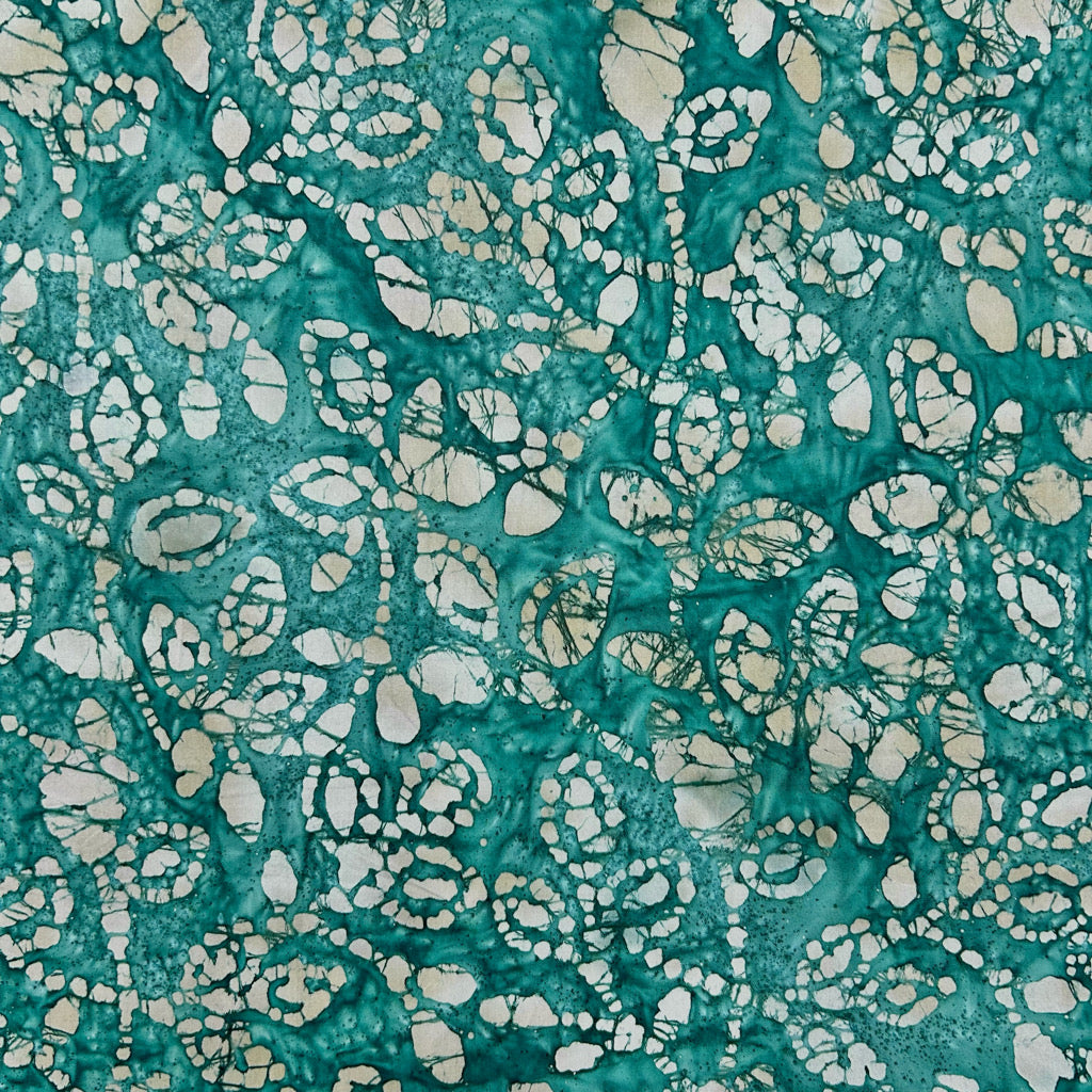 Ocean Pebbles Cotton Batik Fabric