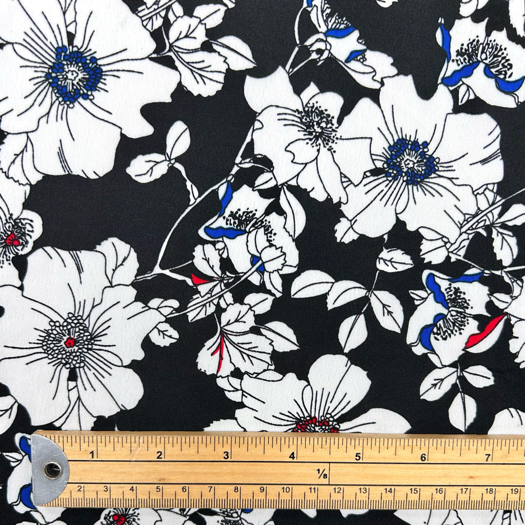 Botanical Sketch Polyester Fabric