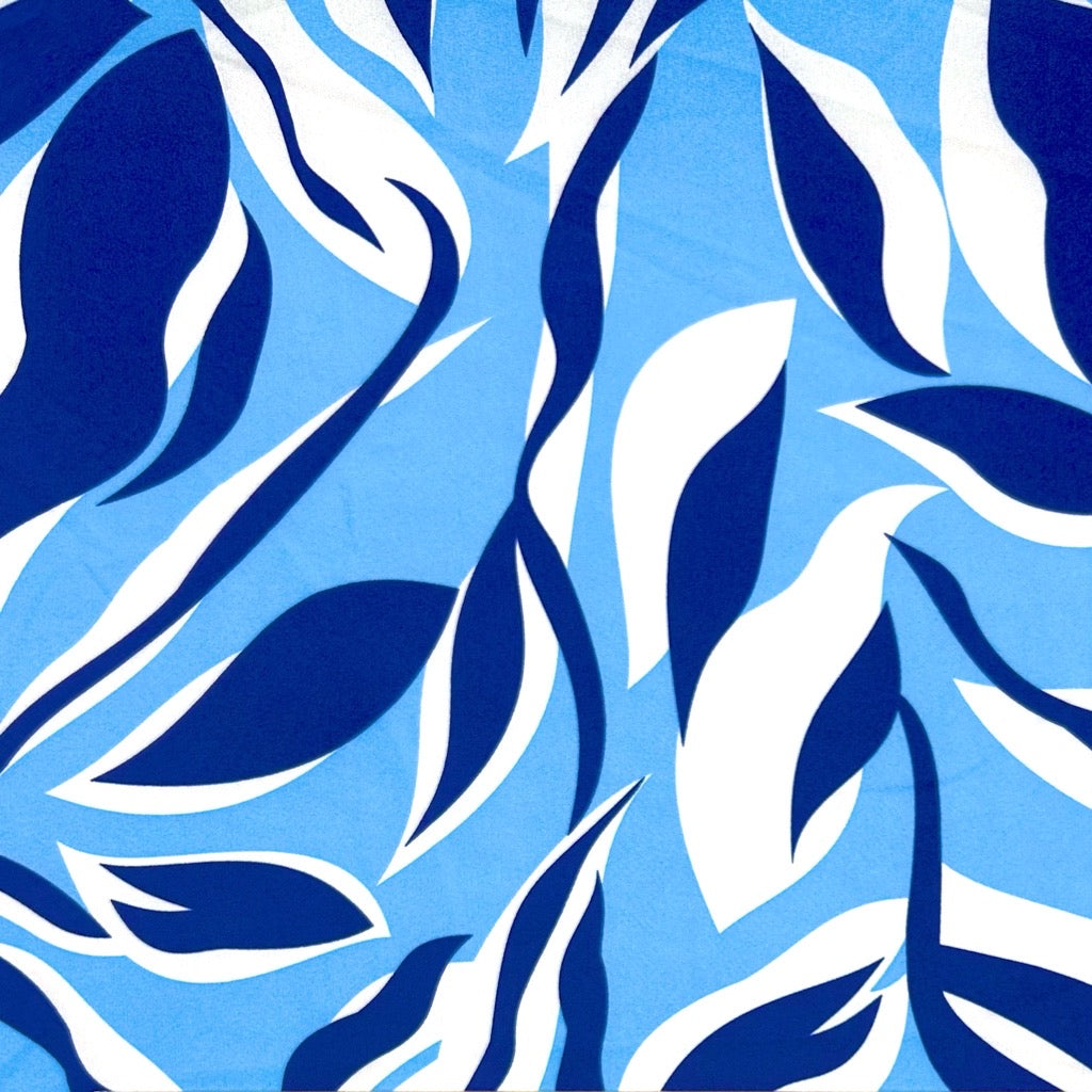 Ocean Waves Polyester Fabric