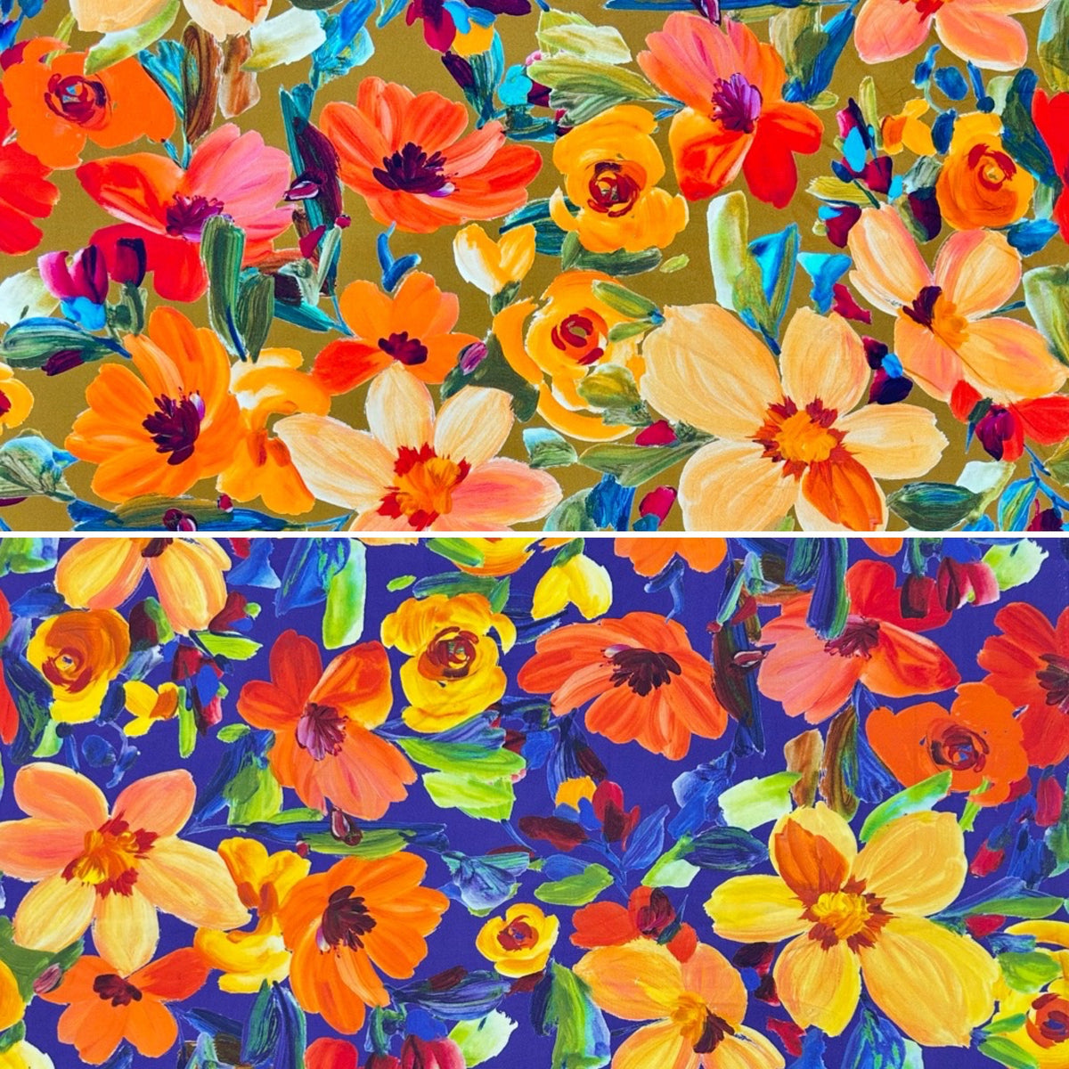 Garden Canvas Viscose Fabric