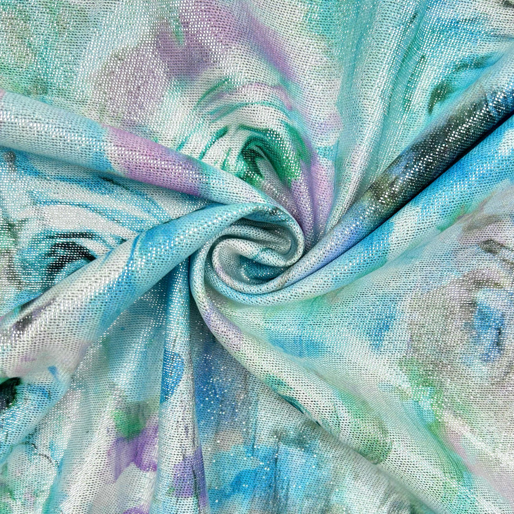 Frozen Garden Polyester Fabric