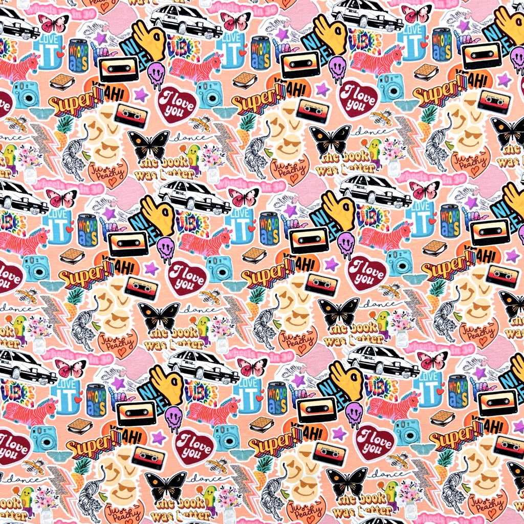 Pop Culture Cotton Jersey Fabric