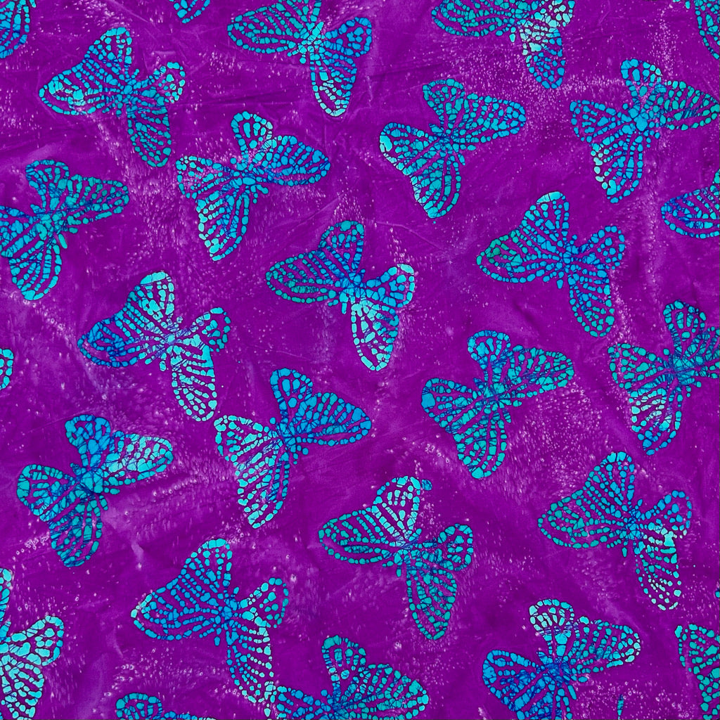 Butterfly Whispers Cotton Batik Fabric