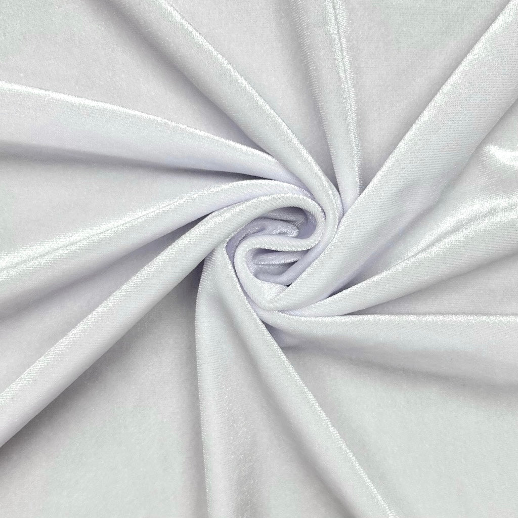 Plain Stretch Velvet Fabric