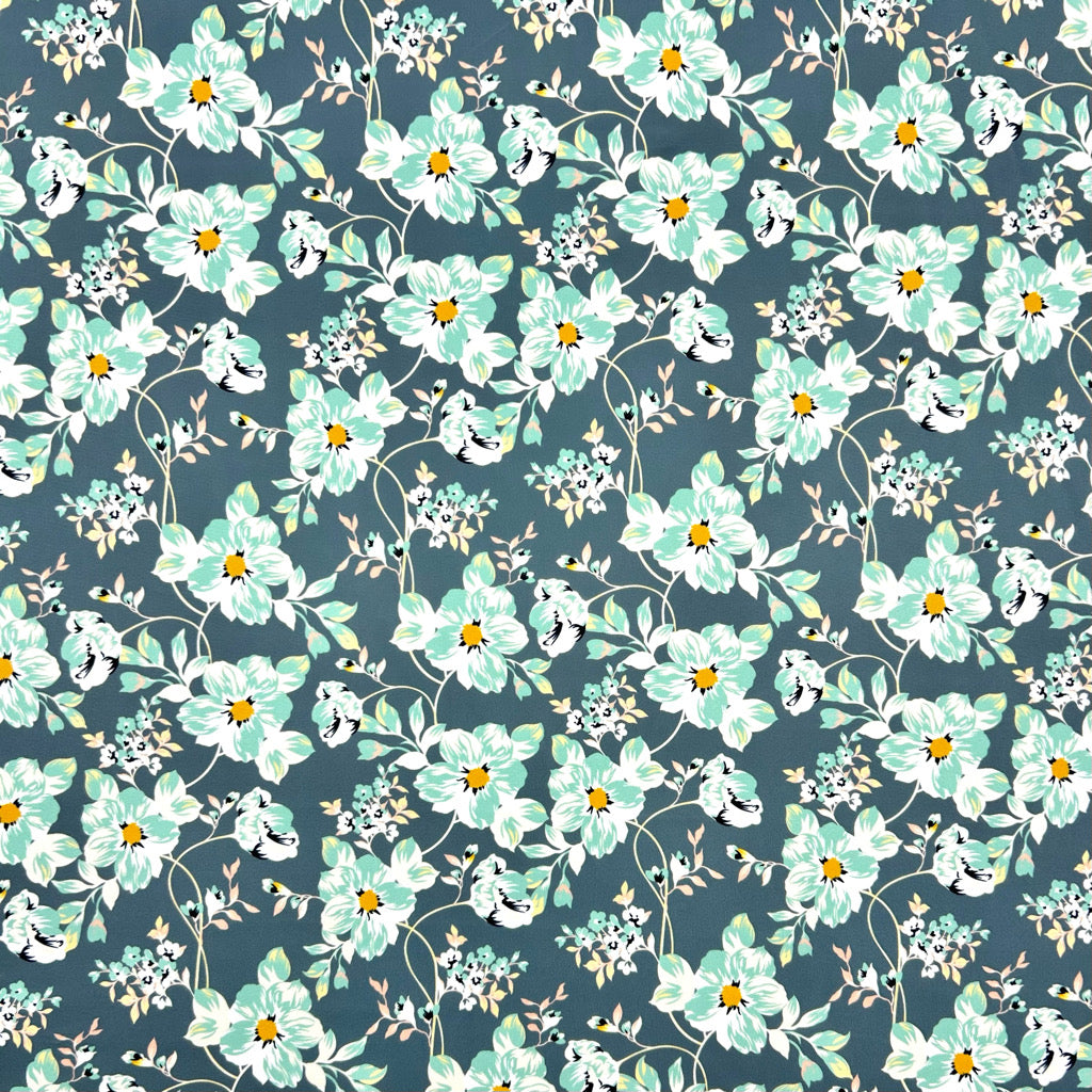 Wildflower Grace Swimwear Jersey Fabric